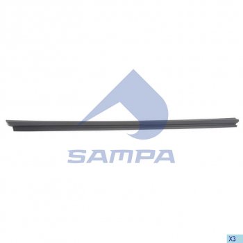 1 029 р. Уплотнитель стекла SCANIA 4,P,R,T двери SAMPA SAMPA 18400118  с доставкой в г. Керчь. Увеличить фотографию 1