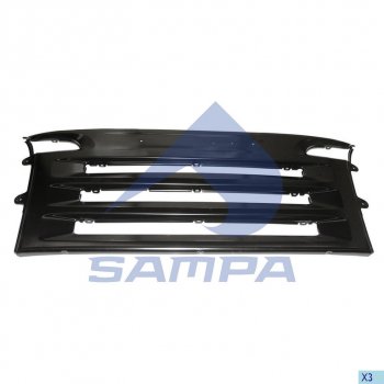 9 899 р. Решетка радиатора SCANIA P,R series верхняя SAMPA SAMPA 18400127 SAMPA 18400127  с доставкой в г. Керчь. Увеличить фотографию 1