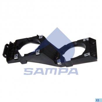 679 р. Кронштейн SCANIA R,P,G,T series крепления фары левой (пластик) SAMPA SAMPA 18400146  с доставкой в г. Керчь. Увеличить фотографию 1
