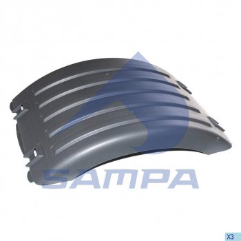 2 049 р. Крыло SCANIA P,R,4 series заднее средняя часть SAMPA SAMPA 18400255  с доставкой в г. Керчь. Увеличить фотографию 1