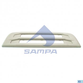 8 999 р. Решетка радиатора SCANIA 6 series,R (h=38см) SAMPA SAMPA 18400318  с доставкой в г. Керчь. Увеличить фотографию 1
