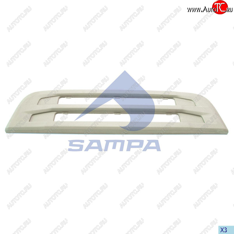 8 999 р. Решетка радиатора SCANIA 6 series,R (h=38см) SAMPA SAMPA 18400318  с доставкой в г. Керчь