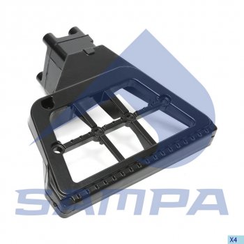 2 059 р. Кронштейн DAF подножки правый SAMPA SAMPA 18500030  с доставкой в г. Керчь. Увеличить фотографию 1