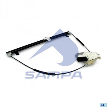 11 399 р. Стеклоподъемник DAF двери правый электрический в сборе SAMPA SAMPA 18500238  с доставкой в г. Керчь. Увеличить фотографию 1