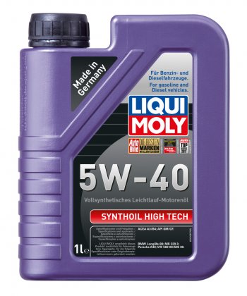 2 279 р. Масло моторное SYNTHOIL HIGH TECH 5W40 синт.1л LIQUI MOLY LIQUI MOLY 1855  с доставкой в г. Керчь. Увеличить фотографию 1