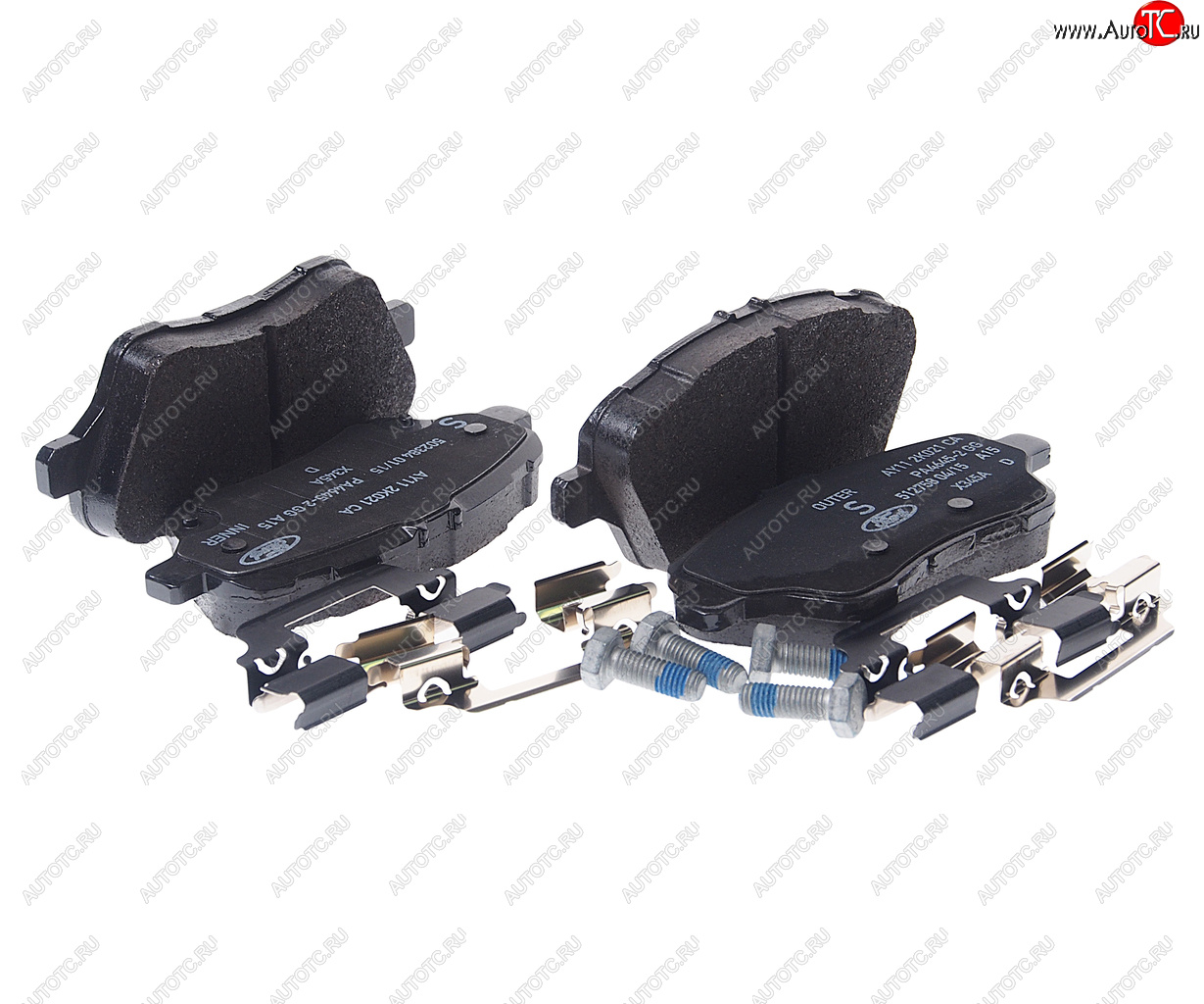 2 359 р. Колодки тормозные передние (4шт.) FORD Ford Fiesta 6 хэтчбэк 3 дв. рестайлинг (2012-2019)  с доставкой в г. Керчь