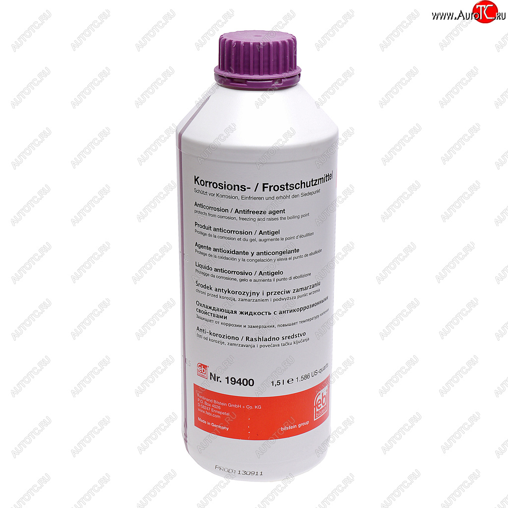 999 р. Антифриз фиолетовый концентрат 1.5л G012+ Plus FEBI FEBI 19400  с доставкой в г. Керчь
