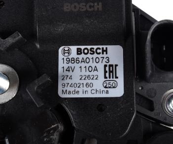 26 999 р. Генератор VW Polo (10-) SKODA Rapid (12-) BOSCH BOSCH 1986a01073  с доставкой в г. Керчь. Увеличить фотографию 5