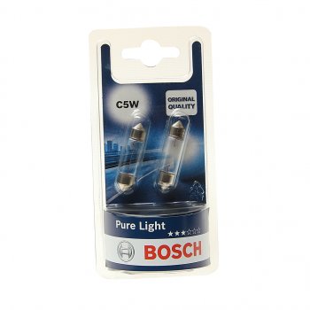 149 р. Лампа 12V C5W SV8.5-8 блистер (2шт.) Pure Light BOSCH BOSCH 1987301004  с доставкой в г. Керчь. Увеличить фотографию 1
