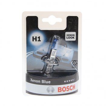 379 р. Лампа 12V H1 55W P14.5s блистер (1шт.) Xenon Blue BOSCH BOSCH 1987301011  с доставкой в г. Керчь. Увеличить фотографию 1