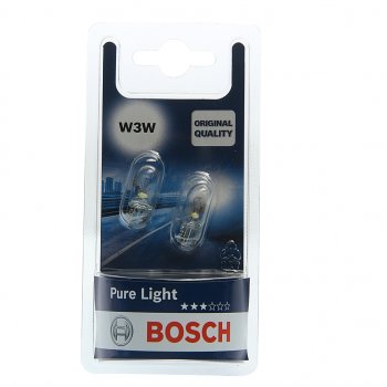 152 р. Лампа 12V W3W W2.1х9.5d блистер (2шт.) Pure Light BOSCH BOSCH 1987301028  с доставкой в г. Керчь. Увеличить фотографию 1