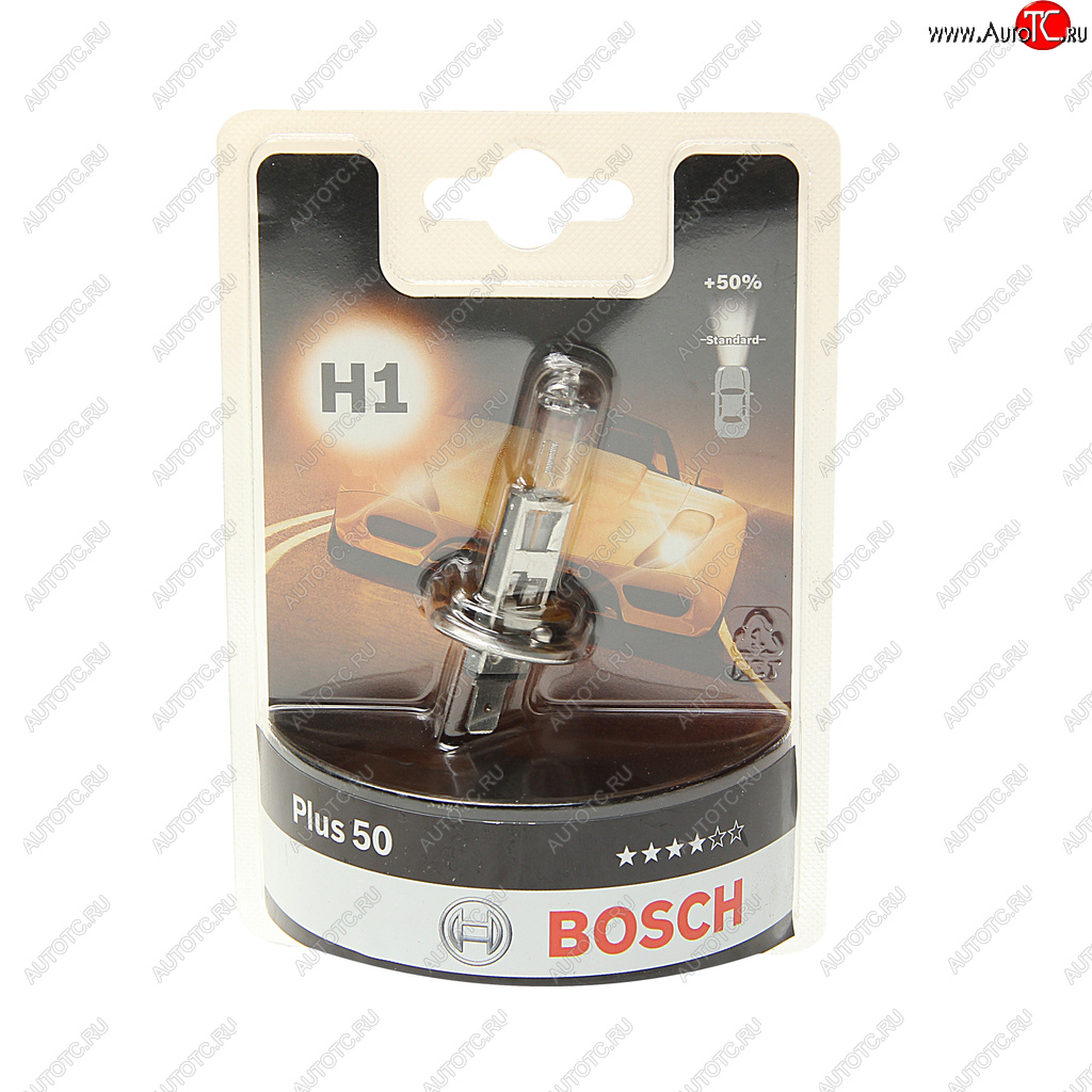 275 р. Лампа 12V H1 55W P14.5s +50% блистер (1шт.) Plus 50 BOSCH BOSCH 1987301041  с доставкой в г. Керчь