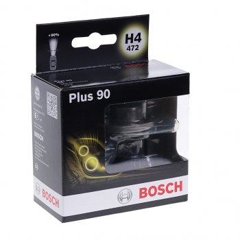 1 939 р. Лампа 12V H4 6055W P43t +90% блистер (2шт.) Plus 90 BOSCH BOSCH 1987301074  с доставкой в г. Керчь. Увеличить фотографию 1