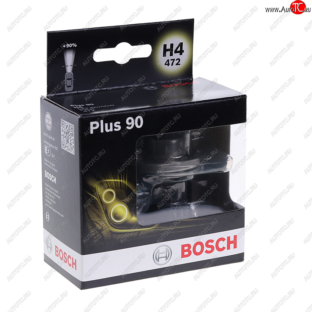 1 939 р. Лампа 12V H4 6055W P43t +90% блистер (2шт.) Plus 90 BOSCH BOSCH 1987301074  с доставкой в г. Керчь