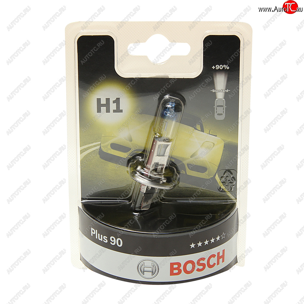 749 р. Лампа 12V H1 55W P14.5s +90% блистер (1шт.) Plus 90 BOSCH BOSCH 1987301076  с доставкой в г. Керчь