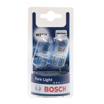 479 р. Лампа 12V W21W W3х16d блистер (2шт.) Pure Light BOSCH BOSCH 1987301096  с доставкой в г. Керчь. Увеличить фотографию 1