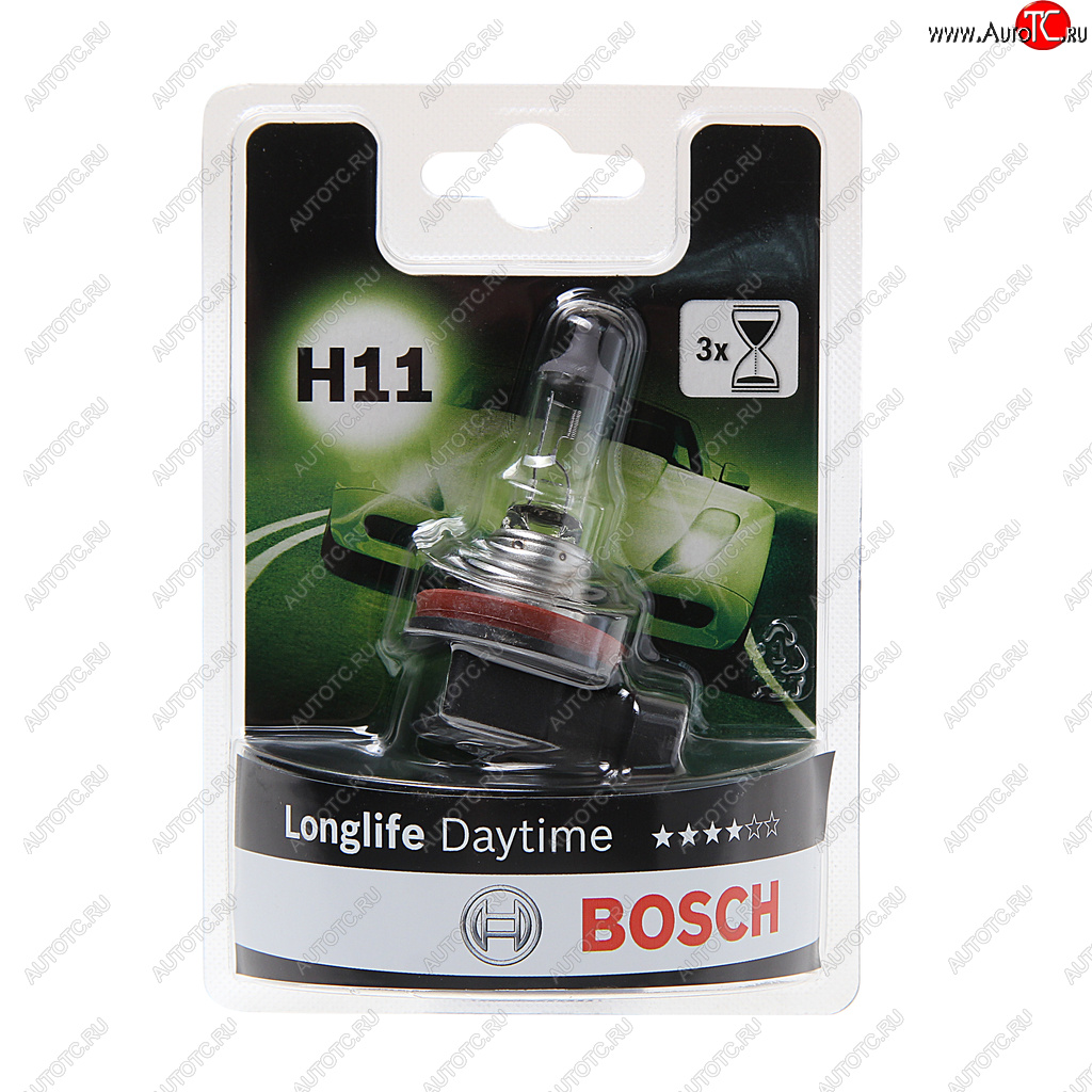 799 р. Лампа 12V H11 55W PGJ19-2 блистер (1шт.) Longlife Daytime BOSCH BOSCH 1987301340  с доставкой в г. Керчь