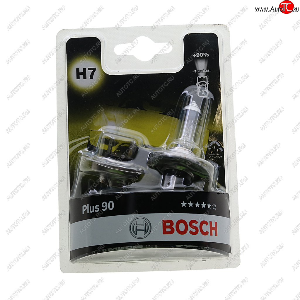 1 359 р. Лампа 12V H7 55W PX26d +90% блистер (2шт.) Plus 90 BOSCH BOSCH 1987301423  с доставкой в г. Керчь