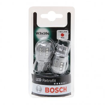 1 689 р. Лампа светодиодная 12V W215W W2.5х16q блистер (2шт.) Retrofit BOSCH BOSCH 1987301525  с доставкой в г. Керчь. Увеличить фотографию 1