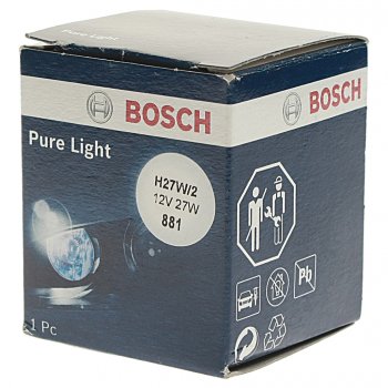 299 р. Лампа 12V H27W2 27W PG13 Pure Light BOSCH BOSCH 1987302025  с доставкой в г. Керчь. Увеличить фотографию 3