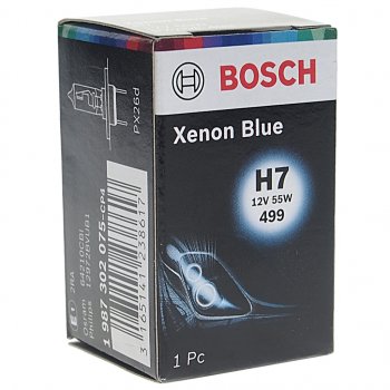 599 р. Лампа 12V H7 55W PX26d Xenon Blue BOSCH BOSCH 1987302075  с доставкой в г. Керчь. Увеличить фотографию 3