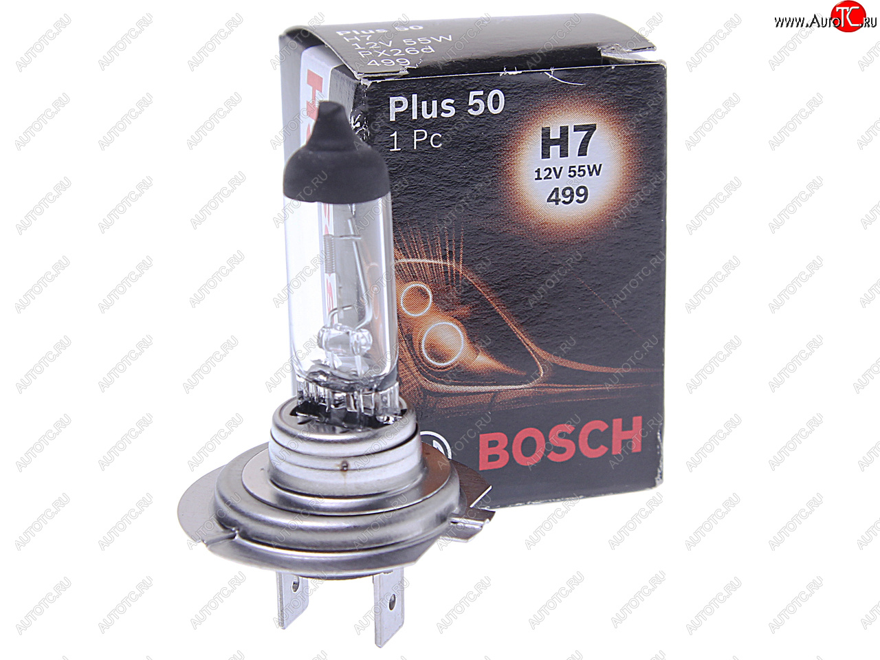 579 р. Лампа 12V H7 55W PX26d +50% Plus 50 BOSCH BOSCH 1987302079  с доставкой в г. Керчь