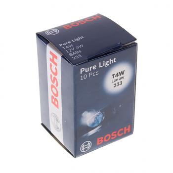 43 р. Лампа 12V T4W BA9s Pure Light BOSCH BOSCH 1987302207  с доставкой в г. Керчь. Увеличить фотографию 3