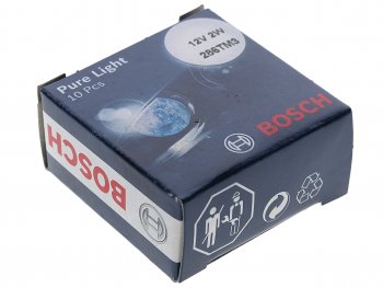 76 р. Лампа 12V 2W BX8.4d Pure Light BOSCH BOSCH 1987302236  с доставкой в г. Керчь. Увеличить фотографию 3