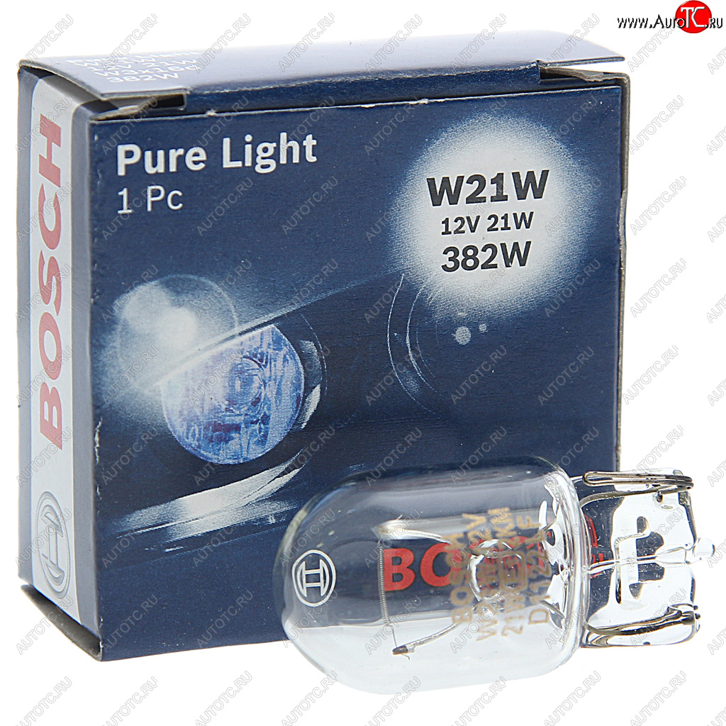 202 р. Лампа 12V W21W W3х16d Pure Light BOSCH BOSCH 1987302251  с доставкой в г. Керчь