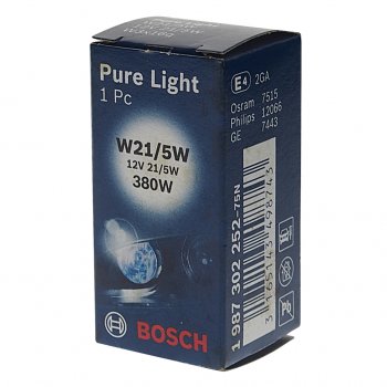 189 р. Лампа 12V W215W W3x16q Pure Light BOSCH BOSCH 1987302252  с доставкой в г. Керчь. Увеличить фотографию 2