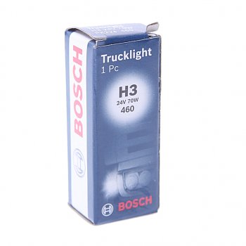 251 р. Лампа 24V H3 70W PK22s Trucklight BOSCH BOSCH 1987302431  с доставкой в г. Керчь. Увеличить фотографию 3