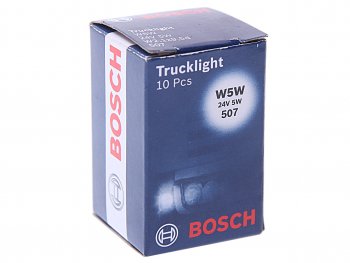 34 р. Лампа 24V W5W T10W W2.1x9.5d Trucklight BOSCH BOSCH 1987302518  с доставкой в г. Керчь. Увеличить фотографию 2