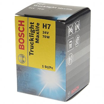 559 р. Лампа 24V H7 70W PX26d Trucklight Maxlife BOSCH BOSCH 1987302772  с доставкой в г. Керчь. Увеличить фотографию 3