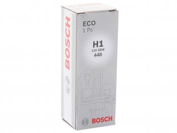 111 р. Лампа 12V H1 55W P14.5s Eco BOSCH BOSCH 1987302801  с доставкой в г. Керчь. Увеличить фотографию 3