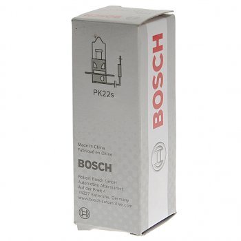 105 р. Лампа 12V H3 55W РK22s Eco BOSCH BOSCH 1987302802  с доставкой в г. Керчь. Увеличить фотографию 2