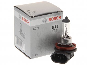 529 р. Лампа 12V H11 55W PGJ19-2 Eco BOSCH BOSCH 1987302806  с доставкой в г. Керчь. Увеличить фотографию 1