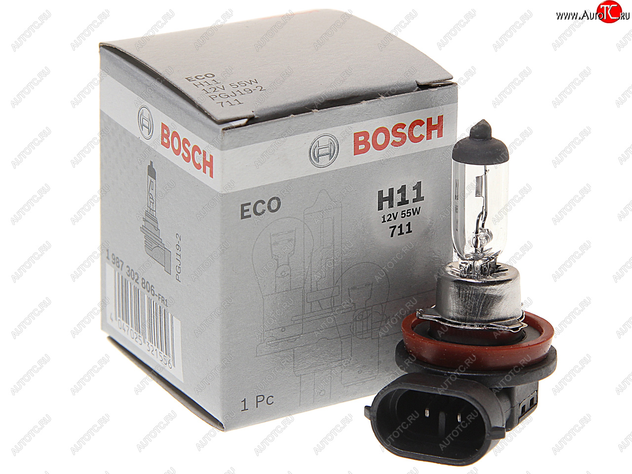 529 р. Лампа 12V H11 55W PGJ19-2 Eco BOSCH BOSCH 1987302806  с доставкой в г. Керчь