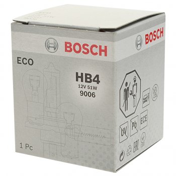 299 р. Лампа 12V HB4 51W P22d Eco BOSCH BOSCH 1987302808  с доставкой в г. Керчь. Увеличить фотографию 3