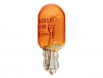 40 р. Лампа 12V WY5W W2.1x9.5d желтая Eco BOSCH BOSCH 1987302820  с доставкой в г. Керчь. Увеличить фотографию 1