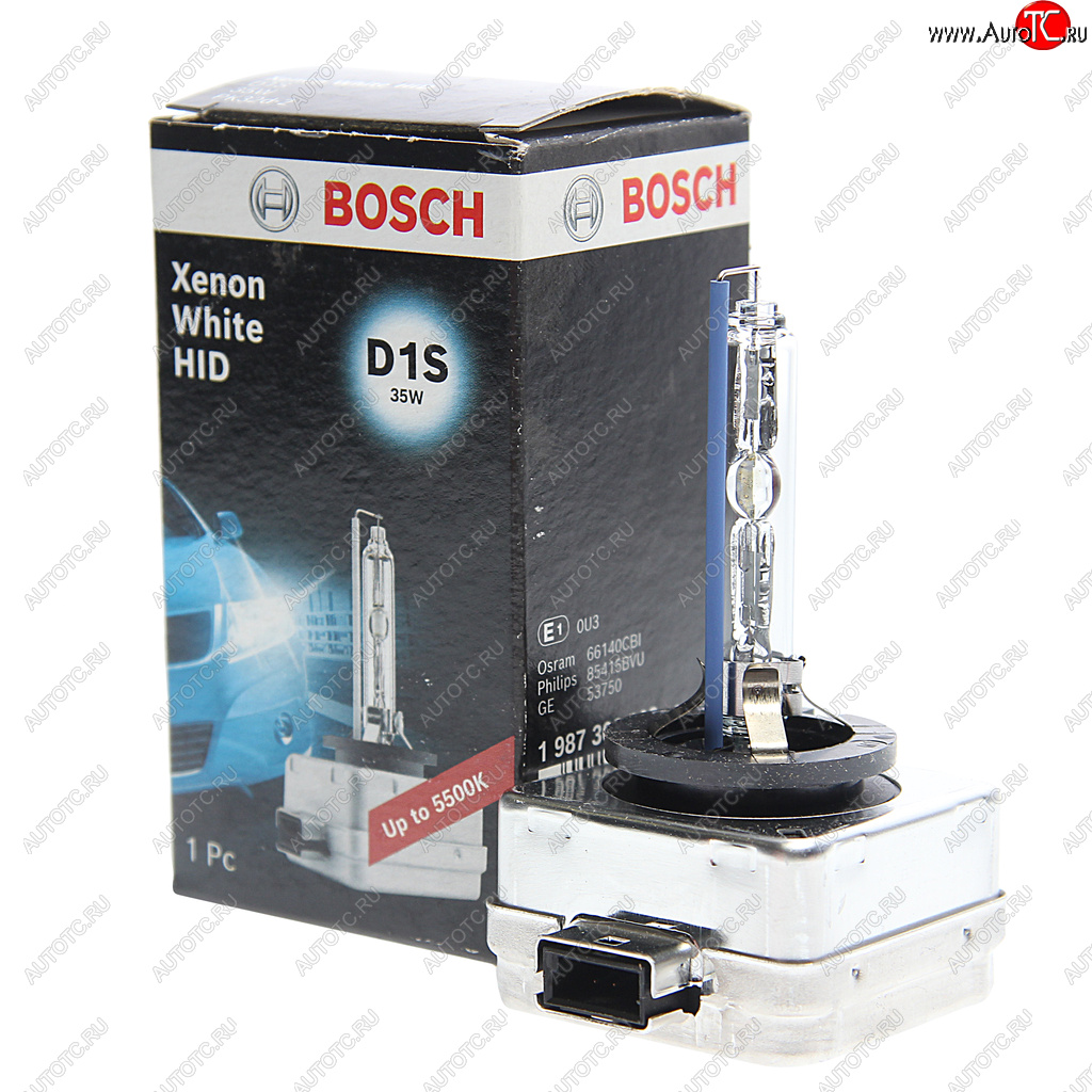 5 199 р. Лампа ксеноновая D1S 35W PK32d-2 4300K XENON WHITE BOSCH BOSCH 1987302909  с доставкой в г. Керчь