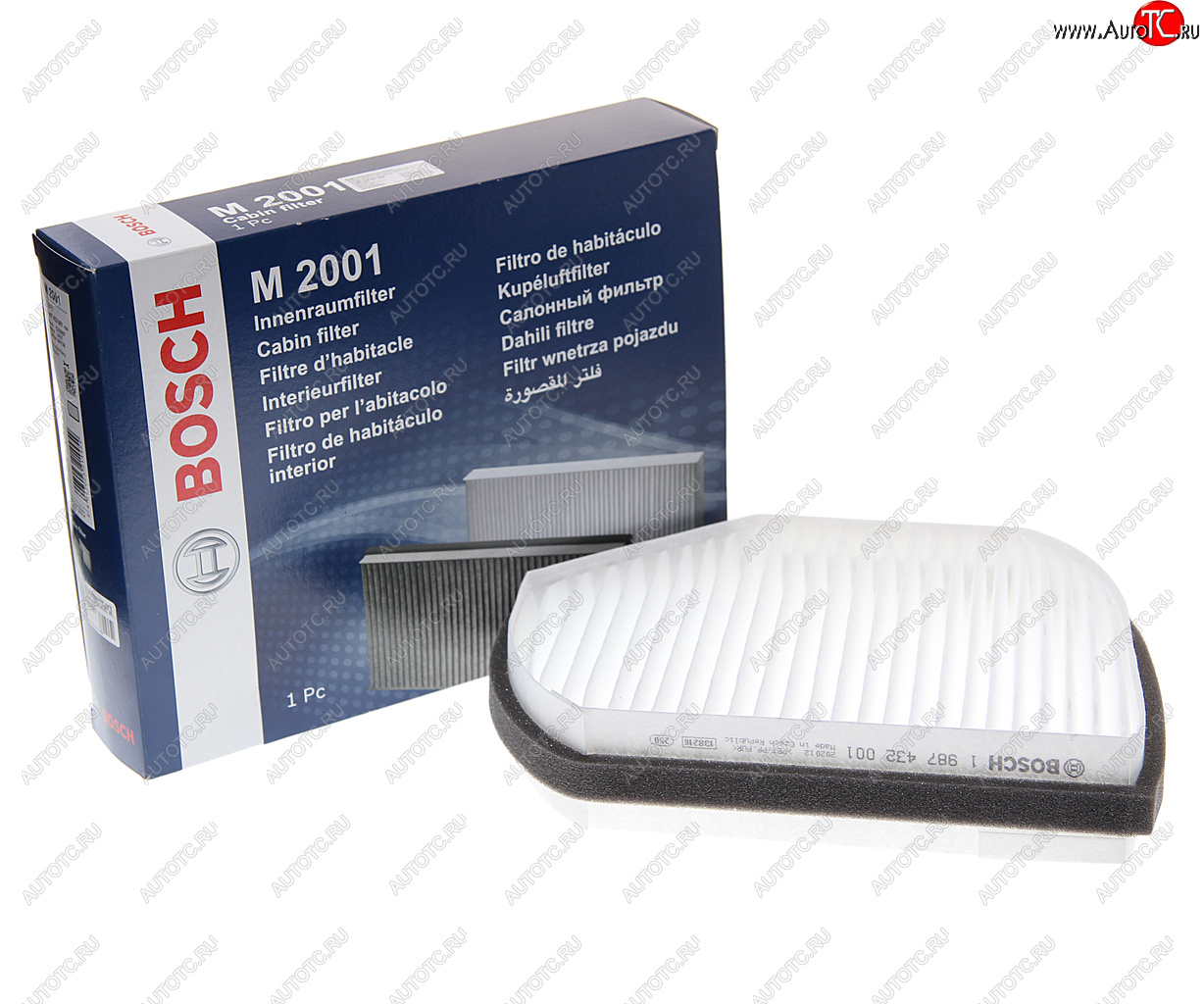 1 059 р. Фильтр воздушный салона MERCEDES C (W202,S202),E (W210,S210) BOSCH BOSCH 1987432001 BOSCH 1987432001  с доставкой в г. Керчь