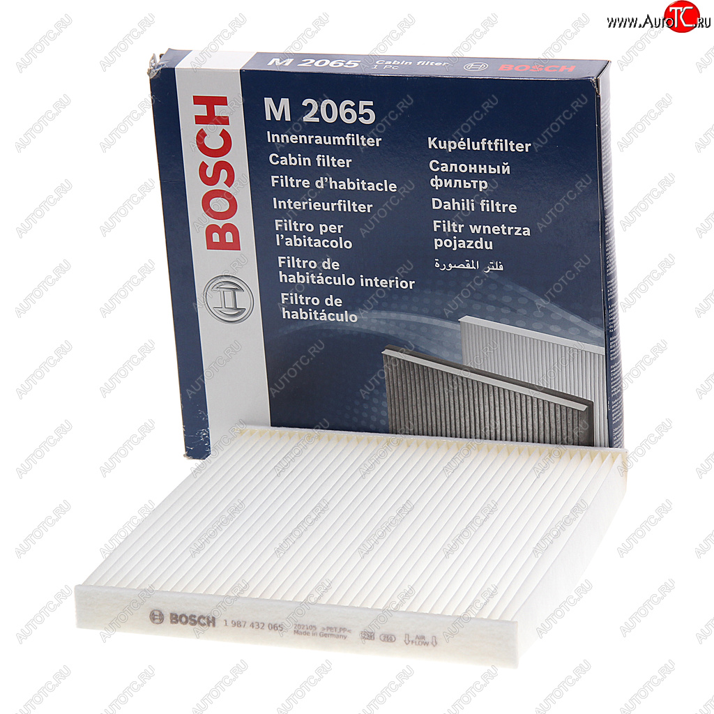 979 р. Фильтр воздушный салона PEUGEOT Boxer CITROEN Jumper (06-) FIAT Ducato BOSCH BOSCH 1987432065 BOSCH 1987432065  с доставкой в г. Керчь