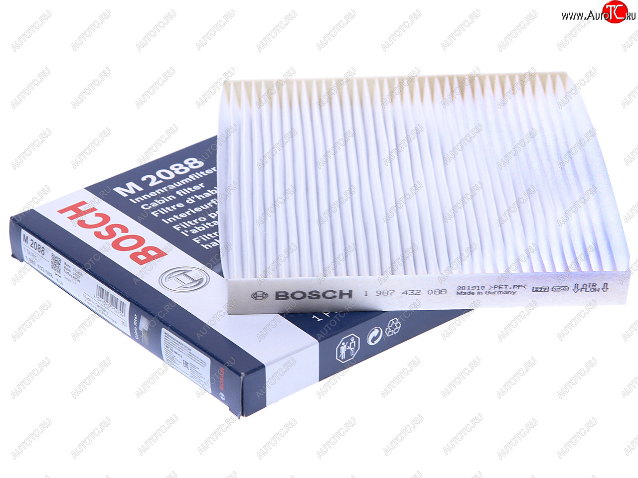 639 р. Фильтр воздушный салона TOYOTA Avensis (03-),Corolla (02-),Rav 4 BOSCH BOSCH 1987432088 BOSCH 1987432088  с доставкой в г. Керчь