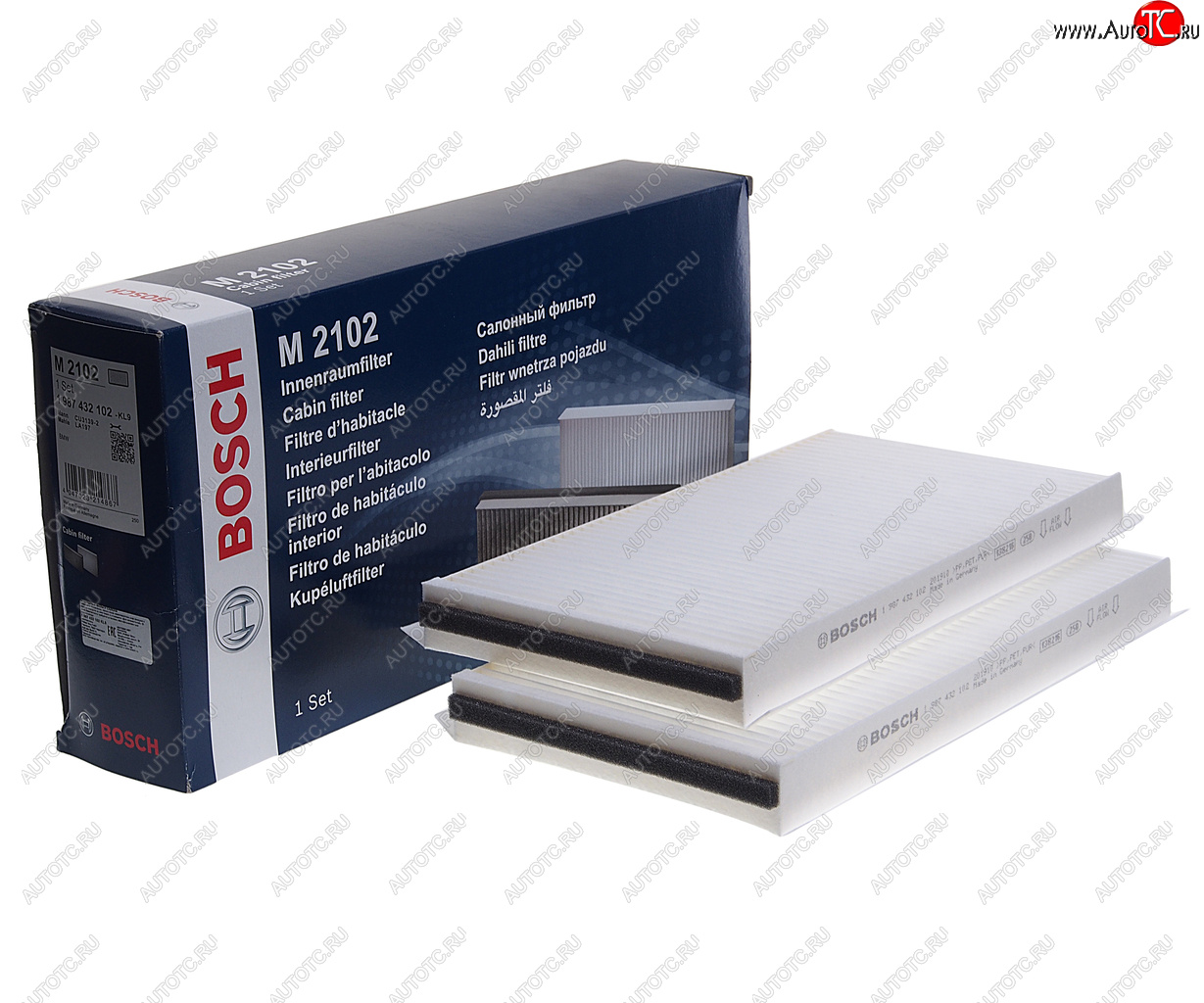 1 499 р. Фильтр воздушный салона BMW 5 (E60) BOSCH BOSCH 1987432102 BOSCH 1987432102  с доставкой в г. Керчь