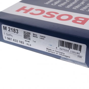 539 р. Фильтр воздушный салона FIAT Albea (97-) (1.01.9) BOSCH BOSCH 1987432183  с доставкой в г. Керчь. Увеличить фотографию 2