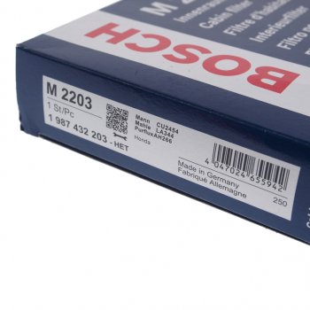 949 р. Фильтр воздушный салона HONDA Civic 5D (05-) BOSCH BOSCH 1987432203 BOSCH 1987432203  с доставкой в г. Керчь. Увеличить фотографию 2