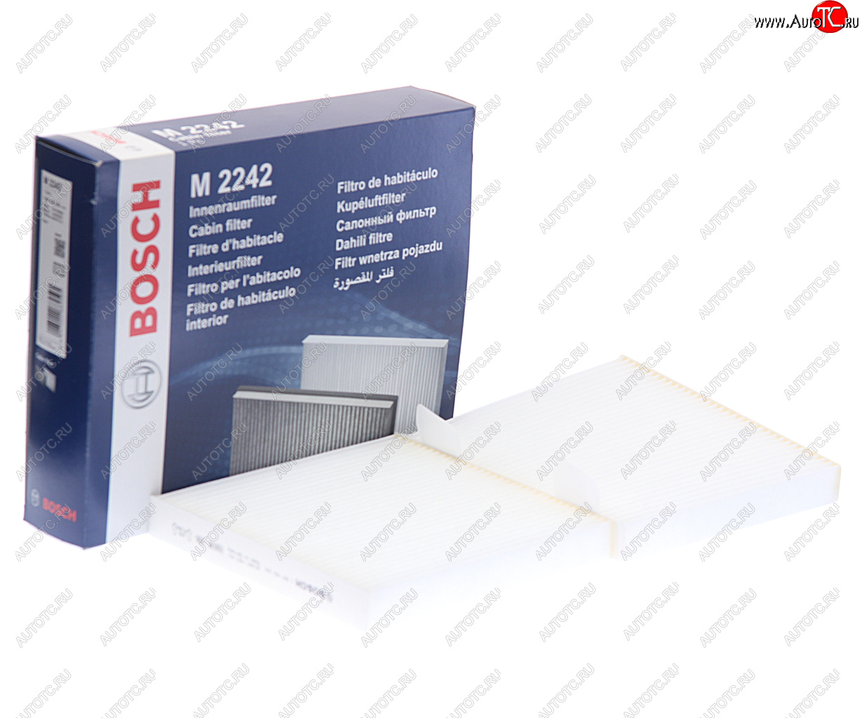 1 669 р. Фильтр воздушный салона BMW X3 (F25) (11-),X4 (F26) (14-) (2шт.) BOSCH BOSCH 1987432242 BOSCH 1987432242  с доставкой в г. Керчь