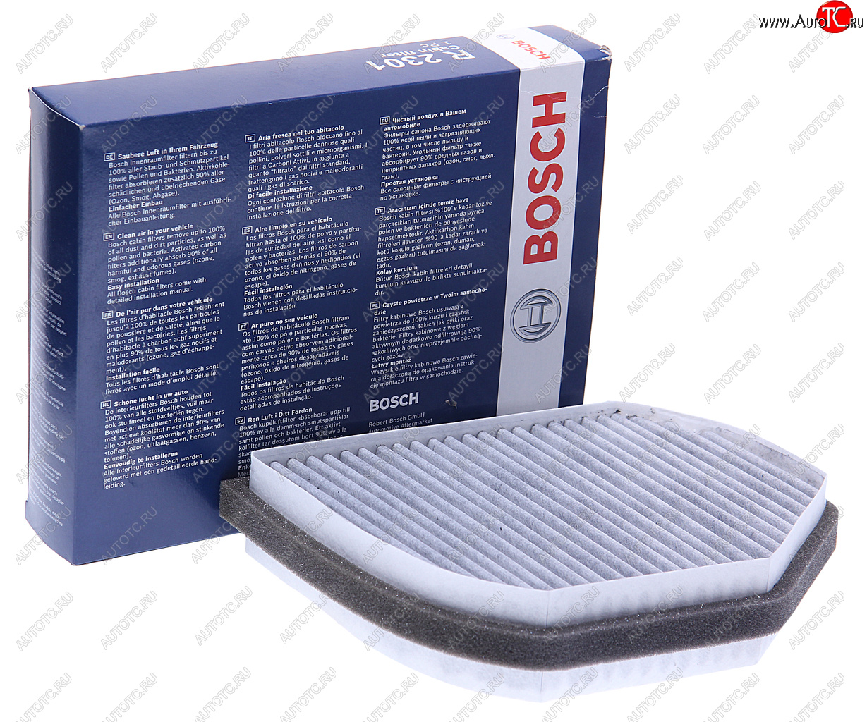 1 869 р. Фильтр воздушный салона MERCEDES C (W202,W210) угольный BOSCH BOSCH 1987432301  с доставкой в г. Керчь