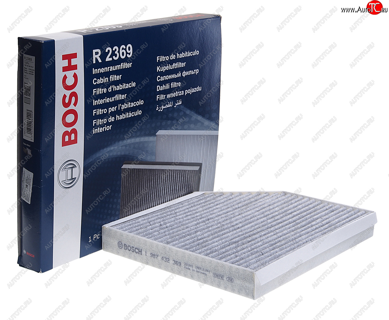 1 499 р. Фильтр воздушный салона AUDI A4,A5,Q5 (08-) PORSCHE Macan (14-) BOSCH BOSCH 1987432369  с доставкой в г. Керчь