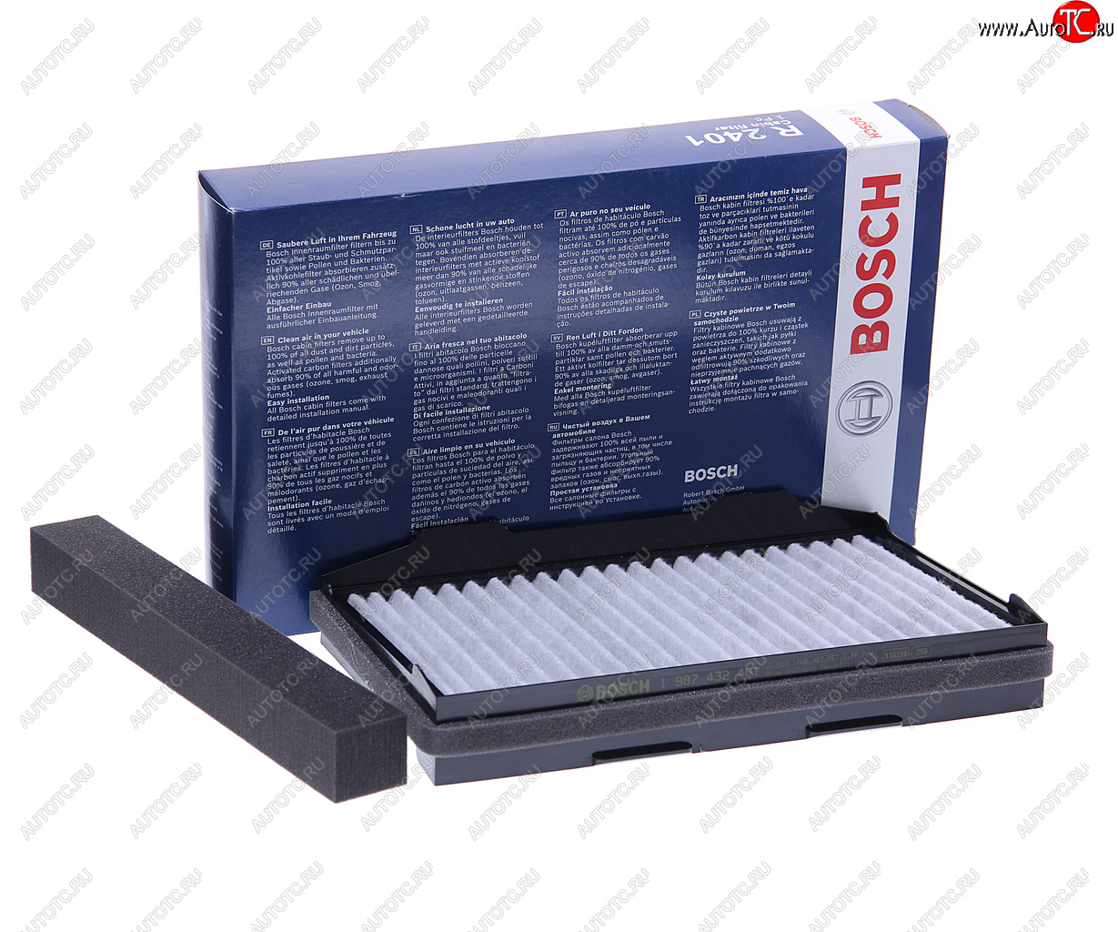 2 499 р. Фильтр воздушный салона SAAB 9-5 (97-10) угольный BOSCH BOSCH 1987432401  с доставкой в г. Керчь